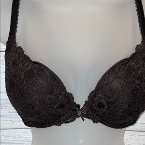 Victoria Secret Body by Victoria VS Push Up Black Lace Bra 34D